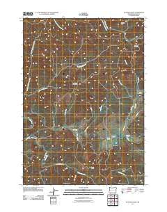 Putnam Valley Oregon Historical topographic map, 1:24000 scale, 7.5 X 7.5 Minute, Year 2011
