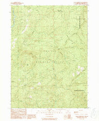 Quail Prairie Mtn Oregon Historical topographic map, 1:24000 scale, 7.5 X 7.5 Minute, Year 1989