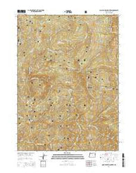 Quail Prairie Mountain Oregon Current topographic map, 1:24000 scale, 7.5 X 7.5 Minute, Year 2014
