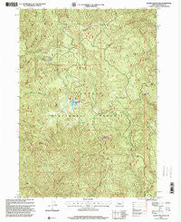 Quartz Mountain Oregon Historical topographic map, 1:24000 scale, 7.5 X 7.5 Minute, Year 1997