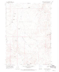 Quartz Mtn Basin Oregon Historical topographic map, 1:24000 scale, 7.5 X 7.5 Minute, Year 1967