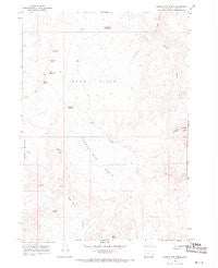 Quartz Mtn Basin Oregon Historical topographic map, 1:24000 scale, 7.5 X 7.5 Minute, Year 1967