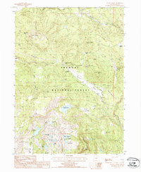 Quartz Valley Oregon Historical topographic map, 1:24000 scale, 7.5 X 7.5 Minute, Year 1988