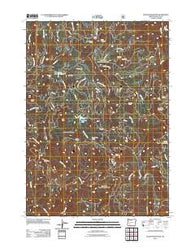 Quartz Mountain Oregon Historical topographic map, 1:24000 scale, 7.5 X 7.5 Minute, Year 2011