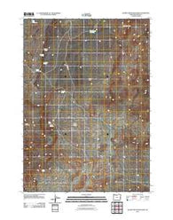 Quartz Mountain Basin Oregon Historical topographic map, 1:24000 scale, 7.5 X 7.5 Minute, Year 2011