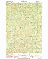 Quartzville Oregon Historical topographic map, 1:24000 scale, 7.5 X 7.5 Minute, Year 1985
