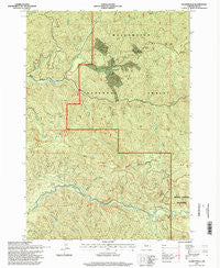 Quartzville Oregon Historical topographic map, 1:24000 scale, 7.5 X 7.5 Minute, Year 1994