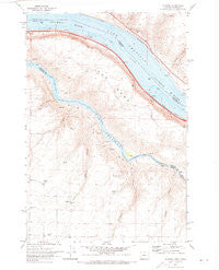 Quinton Oregon Historical topographic map, 1:24000 scale, 7.5 X 7.5 Minute, Year 1971