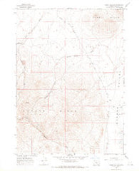 Rabbit Hills SW Oregon Historical topographic map, 1:24000 scale, 7.5 X 7.5 Minute, Year 1967