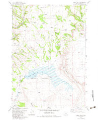 Rabbit Valley Oregon Historical topographic map, 1:24000 scale, 7.5 X 7.5 Minute, Year 1982