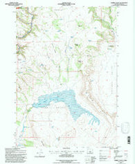 Rabbit Valley Oregon Historical topographic map, 1:24000 scale, 7.5 X 7.5 Minute, Year 1992