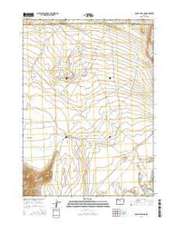 Rabbit Hills NE Oregon Current topographic map, 1:24000 scale, 7.5 X 7.5 Minute, Year 2014