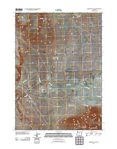 Rabbit Hills NW Oregon Historical topographic map, 1:24000 scale, 7.5 X 7.5 Minute, Year 2011