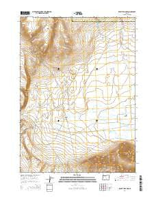 Rabbit Hills NW Oregon Current topographic map, 1:24000 scale, 7.5 X 7.5 Minute, Year 2014