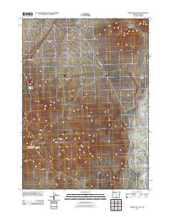Rabbit Hills SW Oregon Historical topographic map, 1:24000 scale, 7.5 X 7.5 Minute, Year 2011