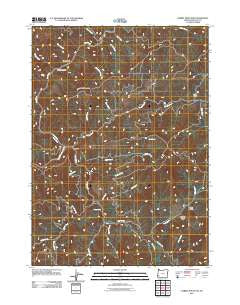 Rabbit Mountain Oregon Historical topographic map, 1:24000 scale, 7.5 X 7.5 Minute, Year 2011
