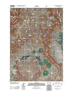 Rabbit Valley Oregon Historical topographic map, 1:24000 scale, 7.5 X 7.5 Minute, Year 2011