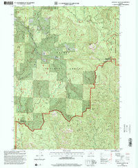Ragsdale Butte Oregon Historical topographic map, 1:24000 scale, 7.5 X 7.5 Minute, Year 1998
