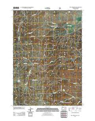 Rail Creek Butte Oregon Historical topographic map, 1:24000 scale, 7.5 X 7.5 Minute, Year 2011