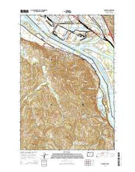 Rainier Oregon Current topographic map, 1:24000 scale, 7.5 X 7.5 Minute, Year 2014