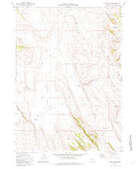 Rams Butte Oregon Historical topographic map, 1:24000 scale, 7.5 X 7.5 Minute, Year 1981