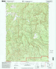 Rasler Creek Oregon Historical topographic map, 1:24000 scale, 7.5 X 7.5 Minute, Year 1998
