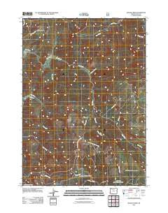 Rasler Creek Oregon Historical topographic map, 1:24000 scale, 7.5 X 7.5 Minute, Year 2011