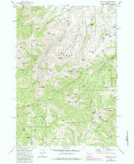 Rastus Mtn Oregon Historical topographic map, 1:24000 scale, 7.5 X 7.5 Minute, Year 1972