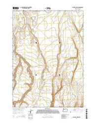Rawhide Canyon Oregon Current topographic map, 1:24000 scale, 7.5 X 7.5 Minute, Year 2014