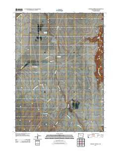 Rawhide Springs Oregon Historical topographic map, 1:24000 scale, 7.5 X 7.5 Minute, Year 2011
