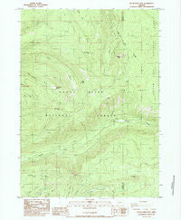 Red Blanket Mountain Oregon Historical topographic map, 1:24000 scale, 7.5 X 7.5 Minute, Year 1985