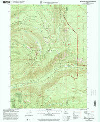 Red Blanket Mountain Oregon Historical topographic map, 1:24000 scale, 7.5 X 7.5 Minute, Year 1997