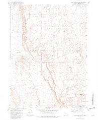 Red Lookout Butte Oregon Historical topographic map, 1:24000 scale, 7.5 X 7.5 Minute, Year 1981
