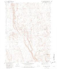 Red Lookout Butte Oregon Historical topographic map, 1:24000 scale, 7.5 X 7.5 Minute, Year 1981