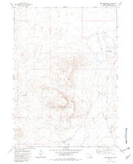 Red Mountain Oregon Historical topographic map, 1:24000 scale, 7.5 X 7.5 Minute, Year 1981