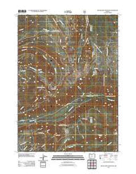 Red Blanket Mountain Oregon Historical topographic map, 1:24000 scale, 7.5 X 7.5 Minute, Year 2011
