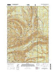 Red Blanket Mountain Oregon Current topographic map, 1:24000 scale, 7.5 X 7.5 Minute, Year 2014