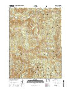 Red Butte Oregon Current topographic map, 1:24000 scale, 7.5 X 7.5 Minute, Year 2014