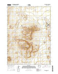 Red Mountain Oregon Current topographic map, 1:24000 scale, 7.5 X 7.5 Minute, Year 2014