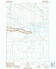 Redess Oregon Historical topographic map, 1:24000 scale, 7.5 X 7.5 Minute, Year 1990
