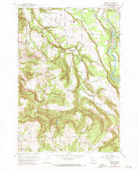 Redland Oregon Historical topographic map, 1:24000 scale, 7.5 X 7.5 Minute, Year 1961