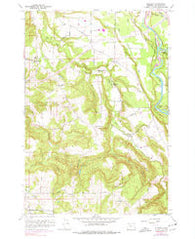 Redland Oregon Historical topographic map, 1:24000 scale, 7.5 X 7.5 Minute, Year 1961