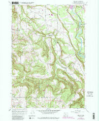 Redland Oregon Historical topographic map, 1:24000 scale, 7.5 X 7.5 Minute, Year 1961