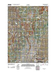 Redmond Oregon Historical topographic map, 1:24000 scale, 7.5 X 7.5 Minute, Year 2011