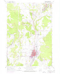 Redmond Oregon Historical topographic map, 1:24000 scale, 7.5 X 7.5 Minute, Year 1961