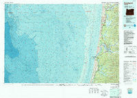 Reedsport Oregon Historical topographic map, 1:100000 scale, 30 X 60 Minute, Year 1980