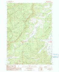 Reston Oregon Historical topographic map, 1:24000 scale, 7.5 X 7.5 Minute, Year 1990
