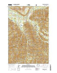 Rhododendron Oregon Current topographic map, 1:24000 scale, 7.5 X 7.5 Minute, Year 2014