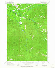 Rhododendron Oregon Historical topographic map, 1:24000 scale, 7.5 X 7.5 Minute, Year 1962