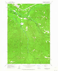 Rhododendron Oregon Historical topographic map, 1:24000 scale, 7.5 X 7.5 Minute, Year 1962